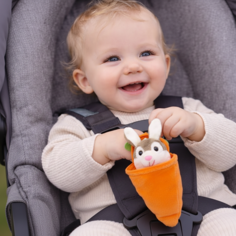 Custom Bunny – The Ultimate Easter Gift - Plush Carrot Bunny with Name