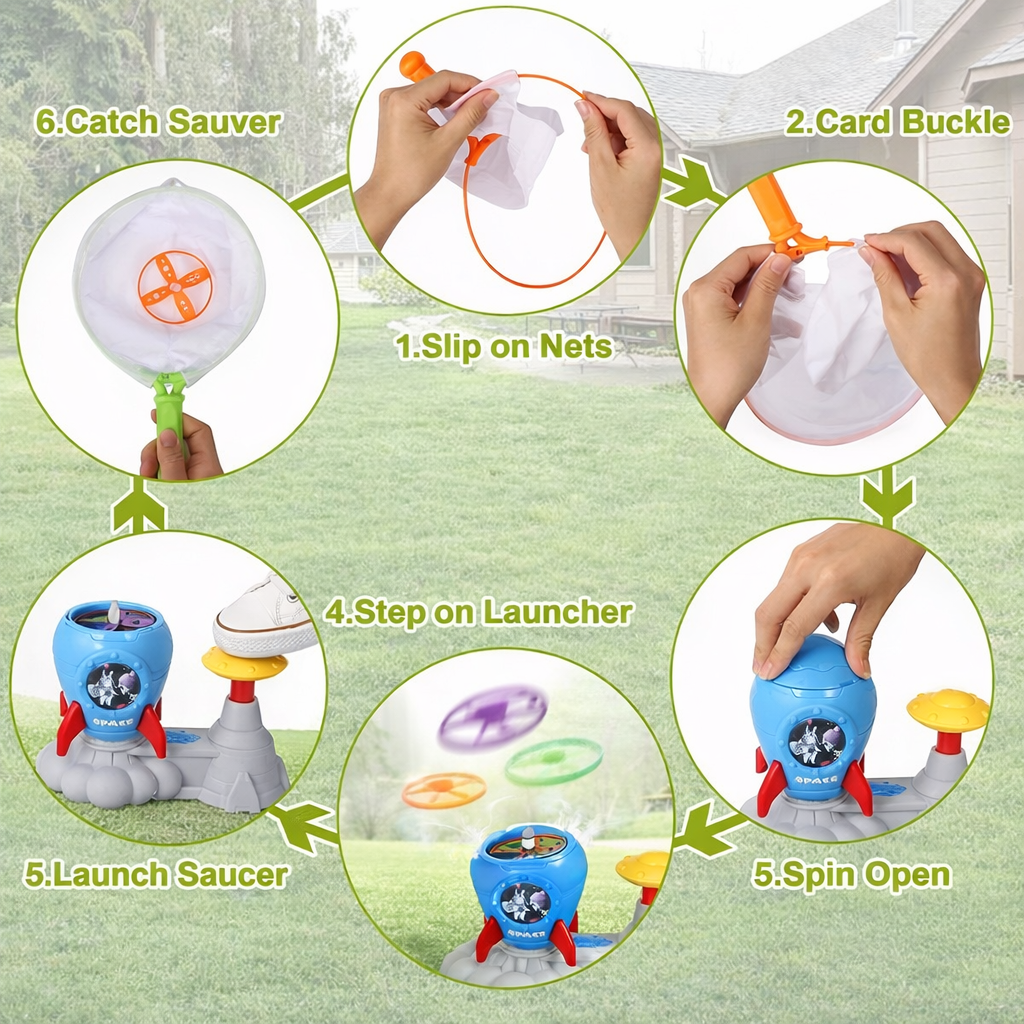 Active & Playful – Flying Disc Rocket