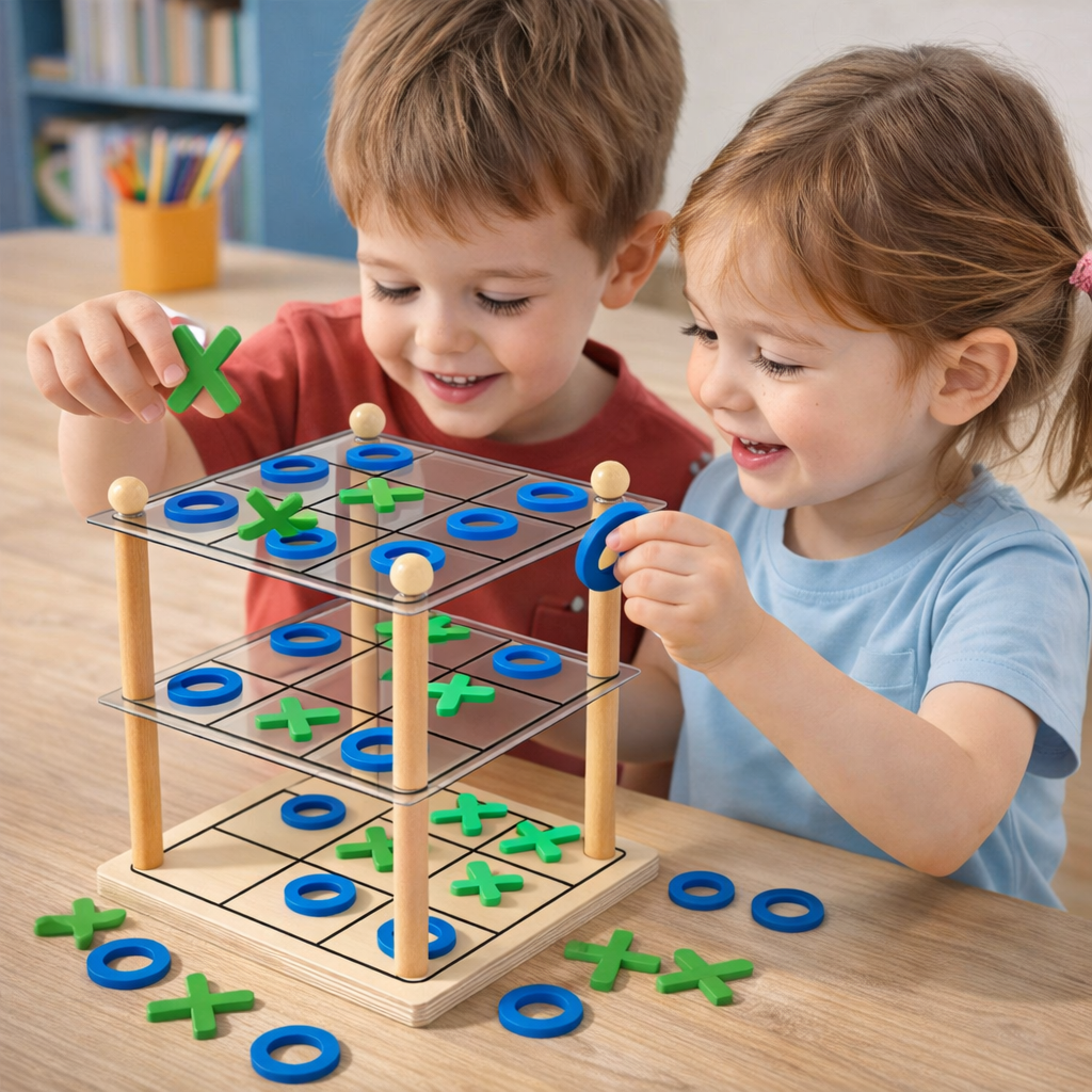 Educational & Clever – Tic-Tac-Toe 3D