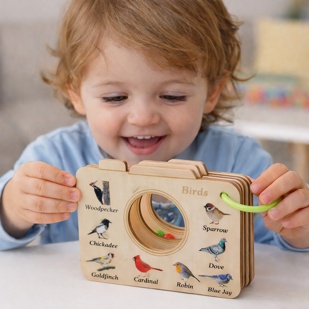 Nature Discovery Kit – Educational Wooden Viewing Frame