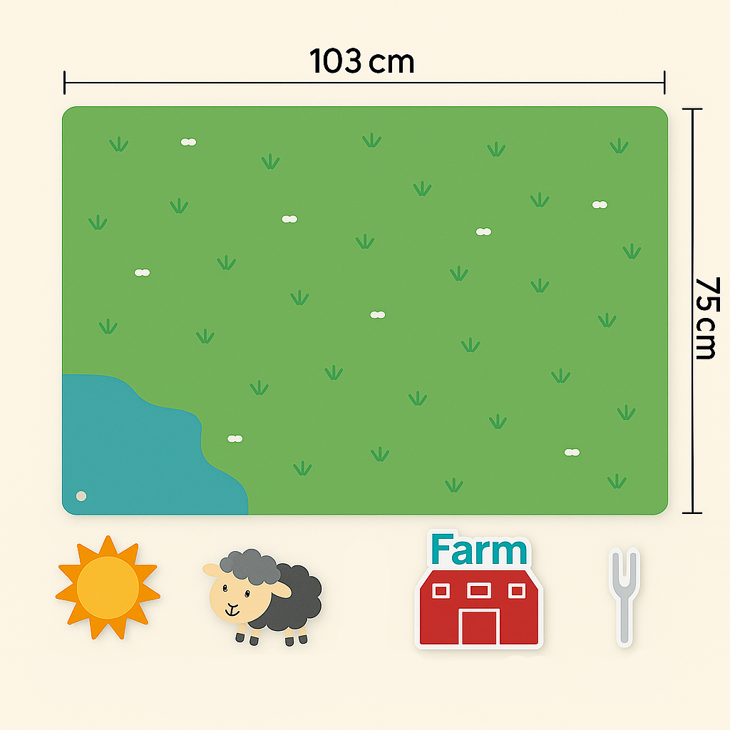 Meet the wonderful animals! - Felt board