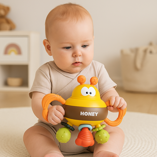 Safe & Educational – Rattle & Teething Ball