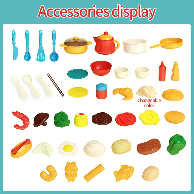 Learn to cook playfully - Play kitchen set