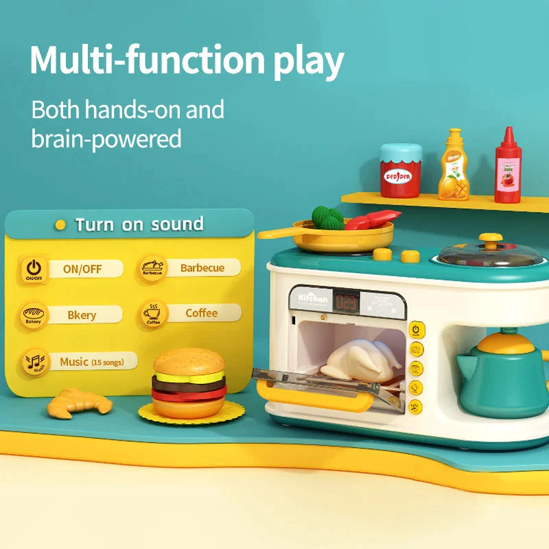 Learn to cook playfully - Play kitchen set
