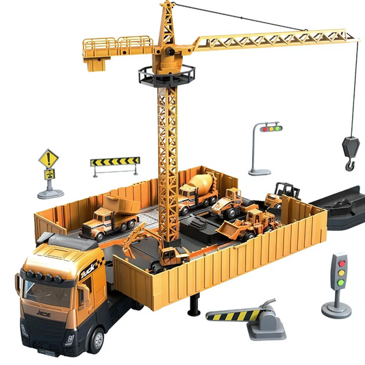 Educational & Building – 2-in-1 Construction Truck Play Set