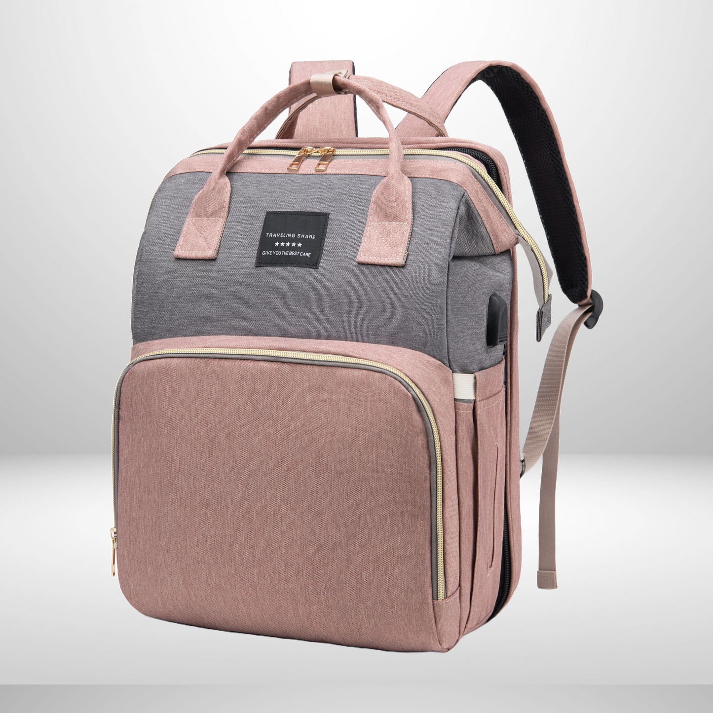Nuvella Infant – Always Prepared – Multifunctional Diaper Bag with Bed