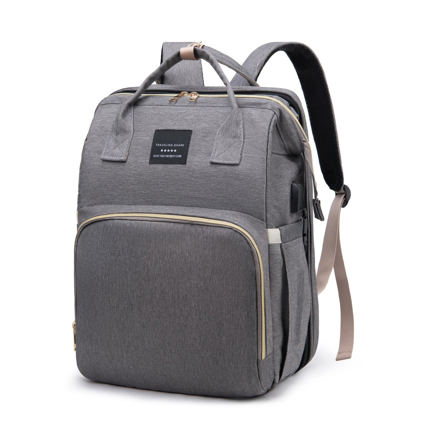Nuvella Infant – Always Prepared – Multifunctional Diaper Bag with Bed