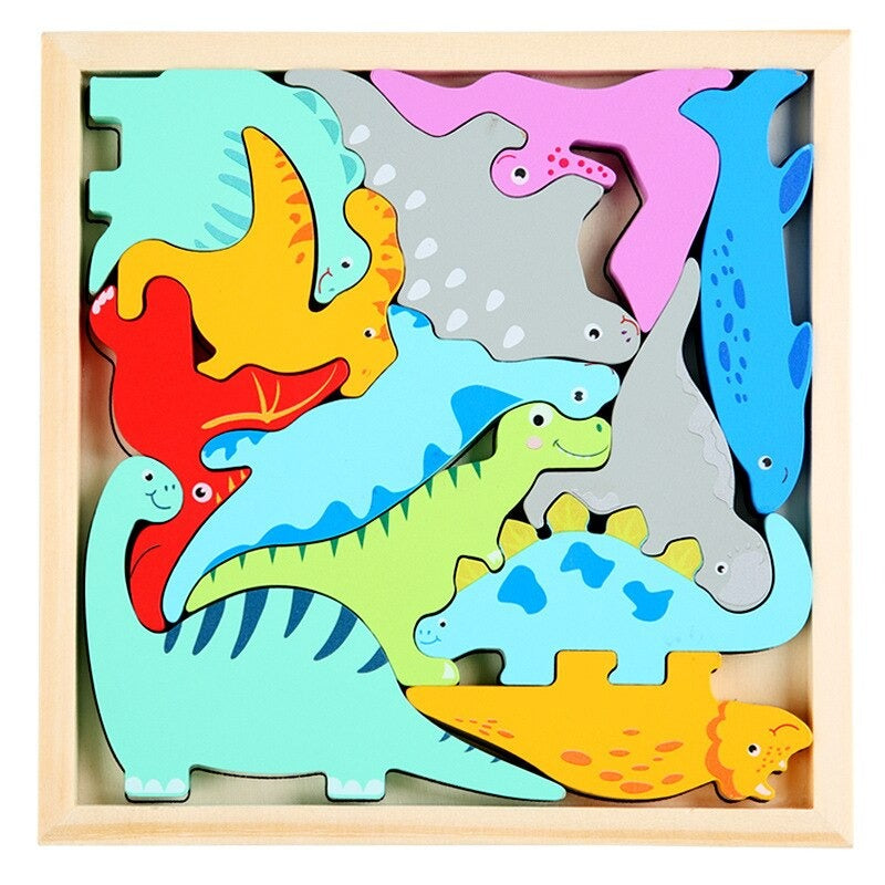 What fits the frame shapes? - Shape puzzle (2+1 FREE)