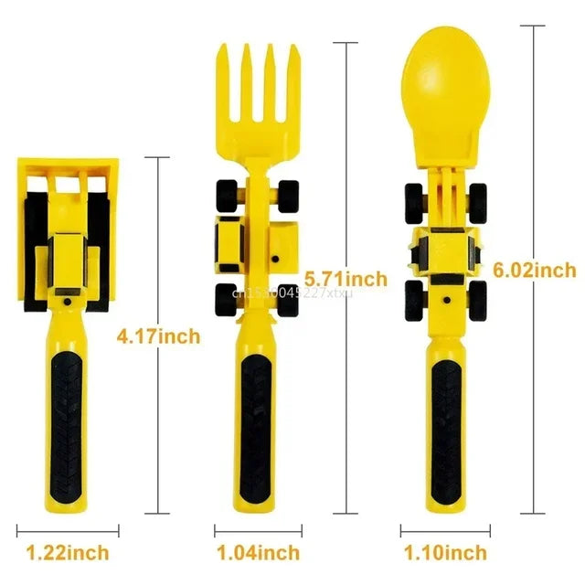 No more squeaking at the dinner table - Innovative cutlery set