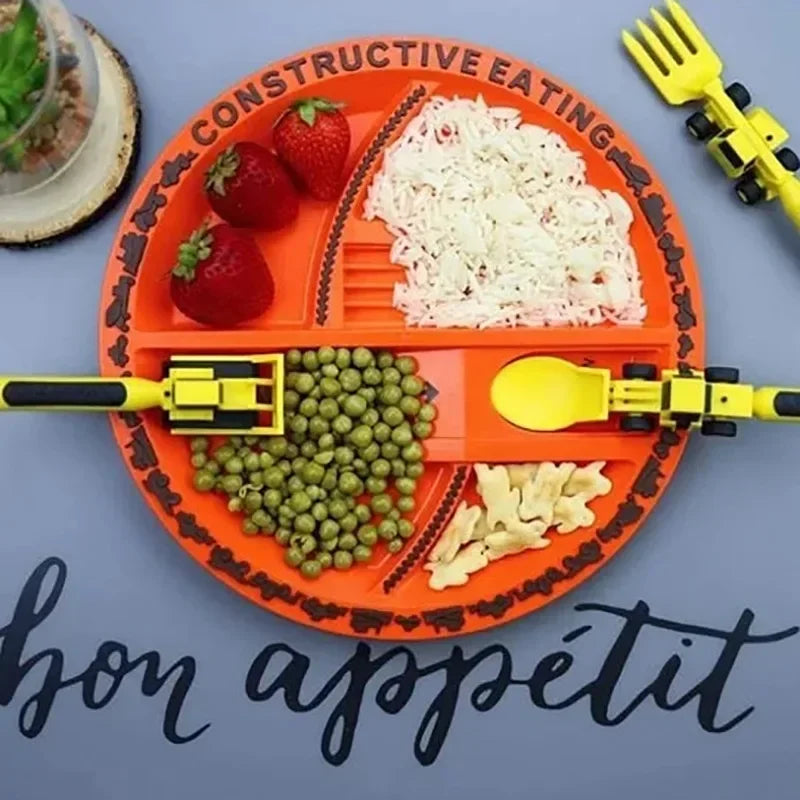 No more squeaking at the dinner table - Innovative cutlery set