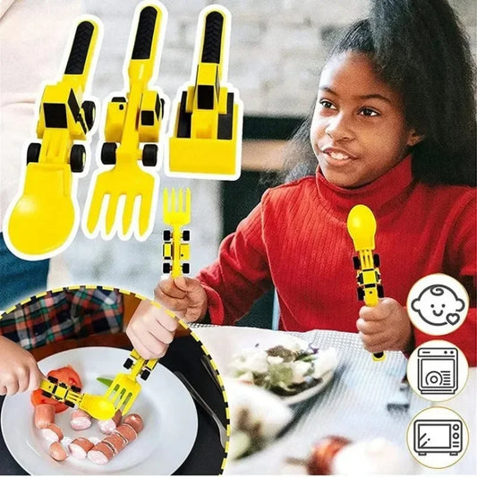 No more squeaking at the dinner table - Innovative cutlery set