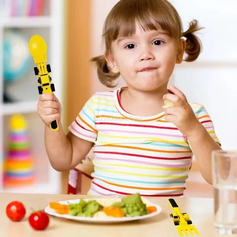No more squeaking at the dinner table - Innovative cutlery set