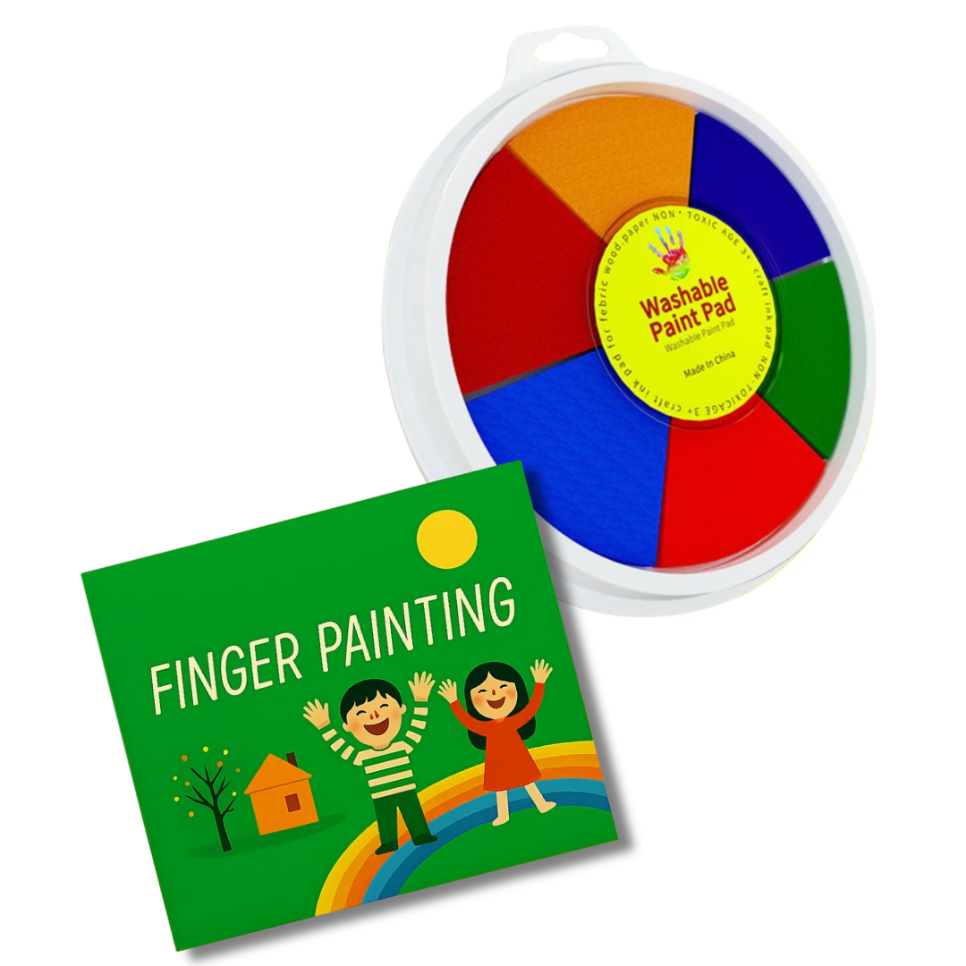 Paint with finger paints - Painting set for kids