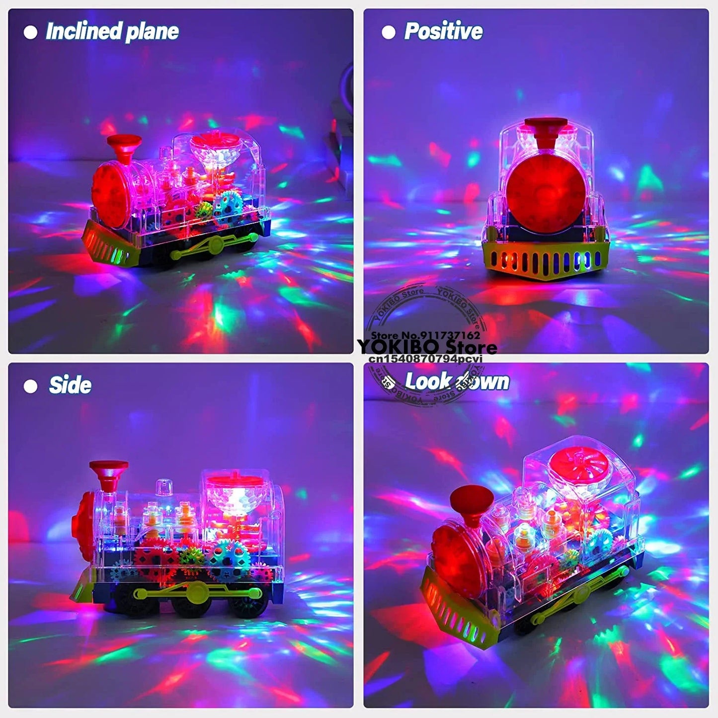 Fantastic and learning - Toy train with lights and music