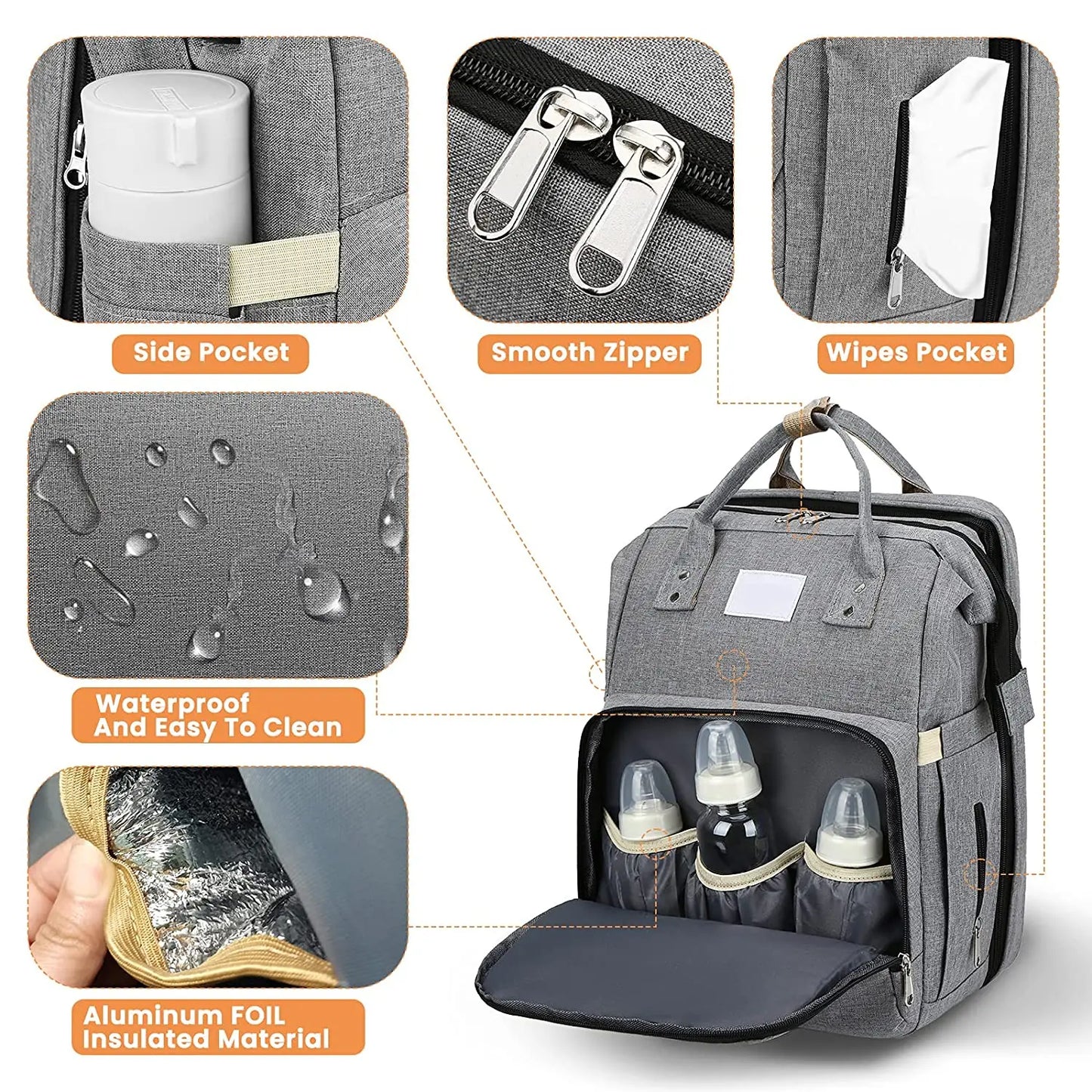 Travel Bag™ - Multifunctional diaper bag - Infant Backpack