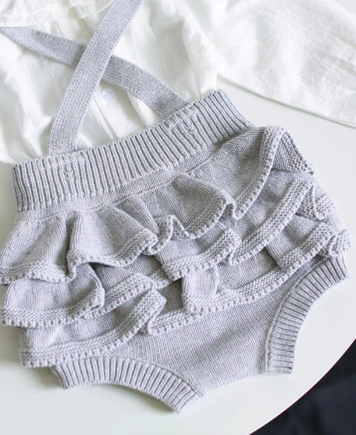 Cute Knitted Infant Romper