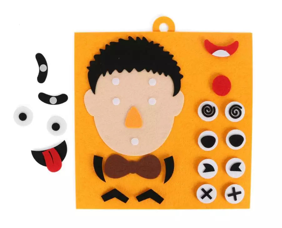 Create facial expressions - Emotional puzzle game