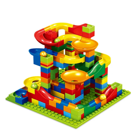 Blocks Marble Track - Create your own racetrack - Marble Coulisse
