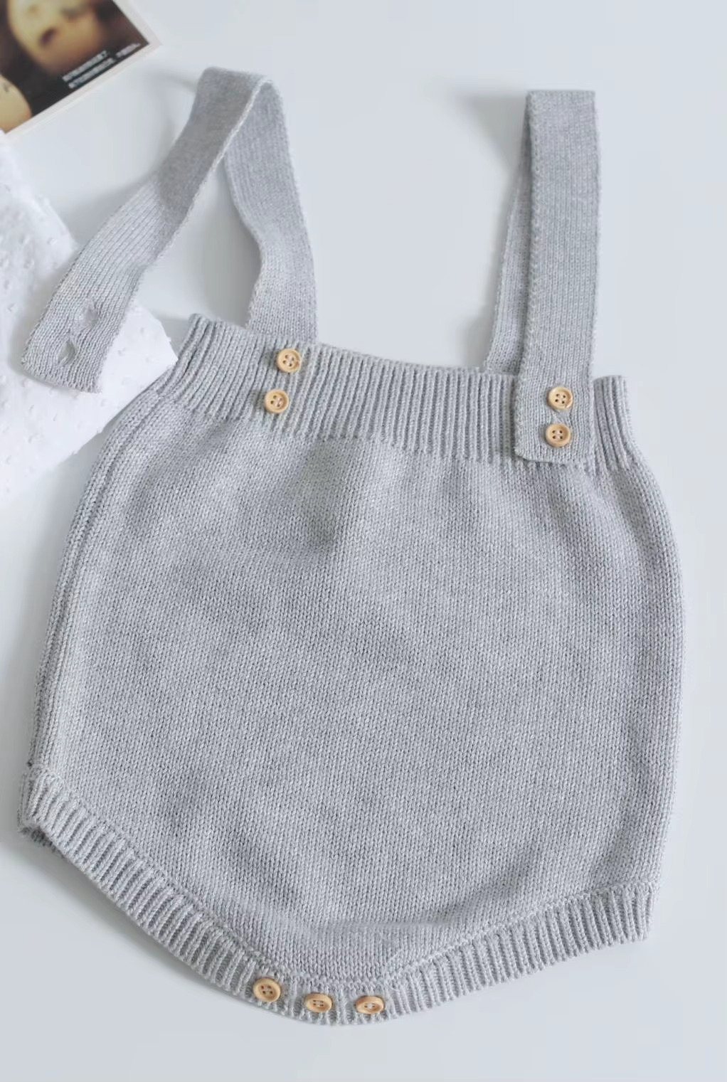 Cute Knitted Infant Romper