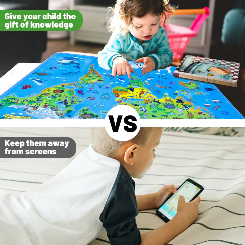 Educational & Playing – Animal World Map