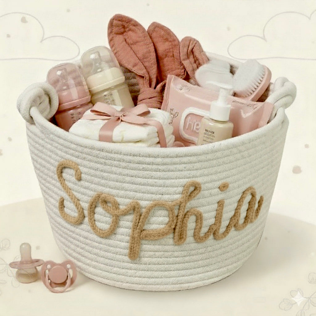 Cute & Personal – Custom Diaper Basket