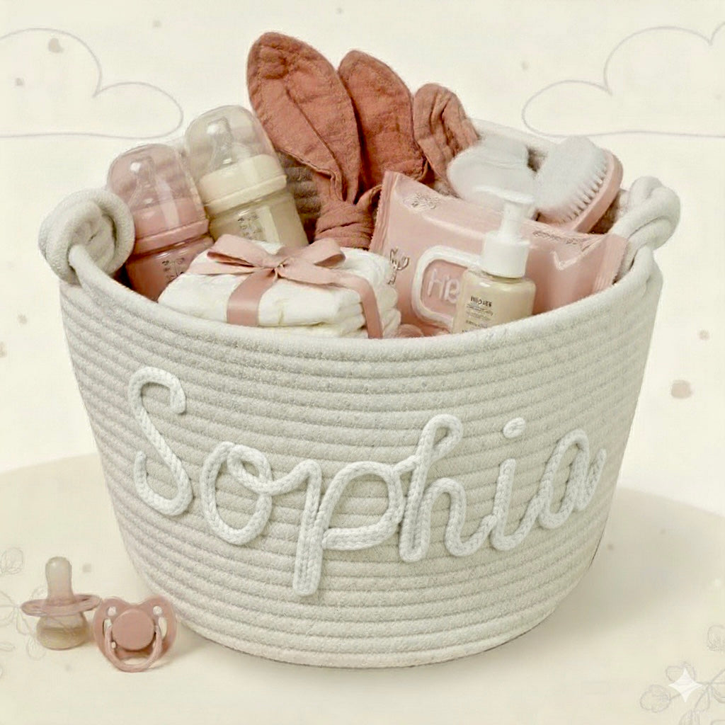 Cute & Personal – Custom Diaper Basket