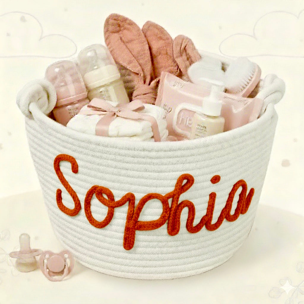 Cute & Personal – Custom Diaper Basket