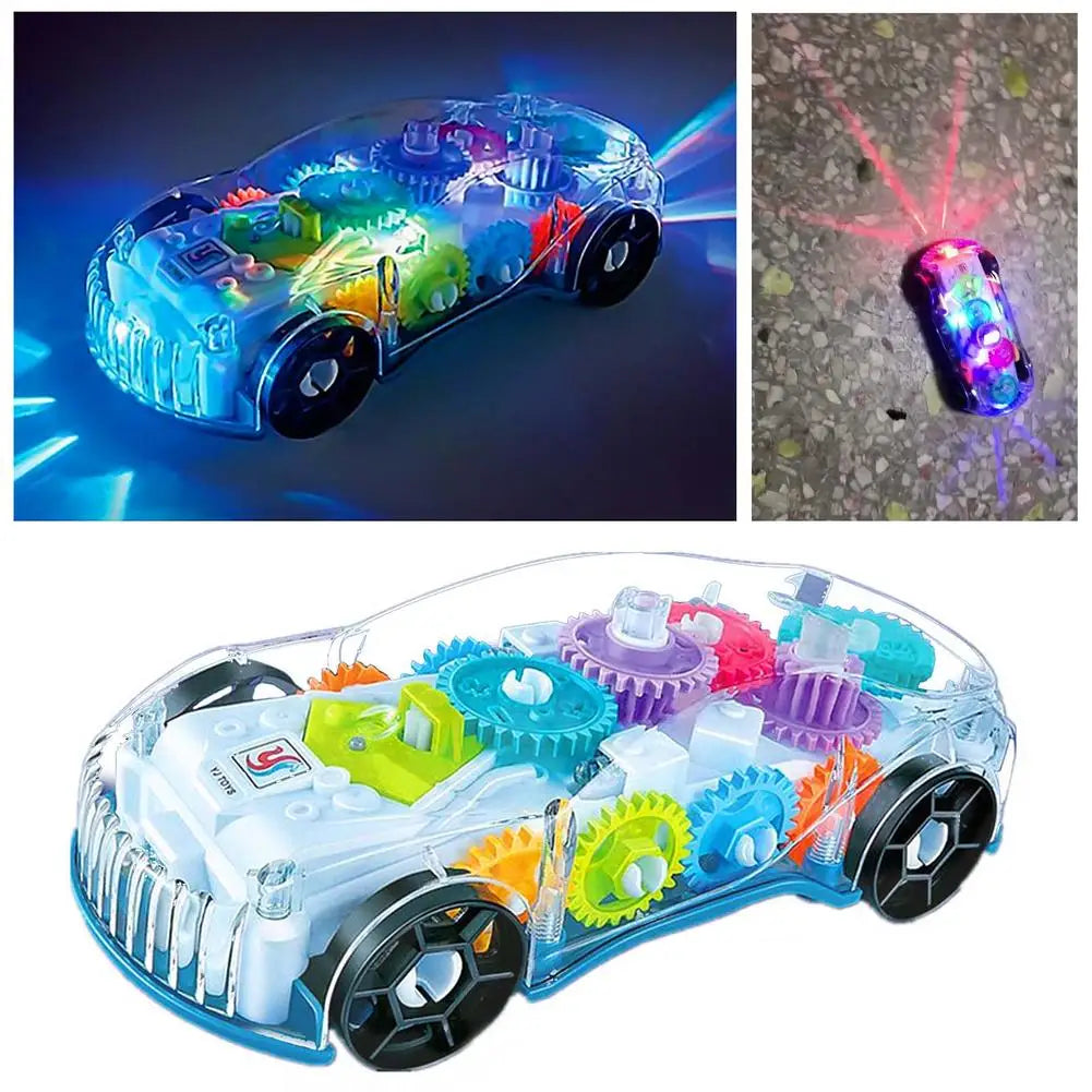 Illuminated racing car