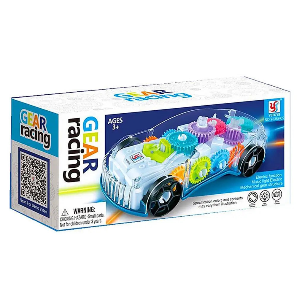Illuminated racing car