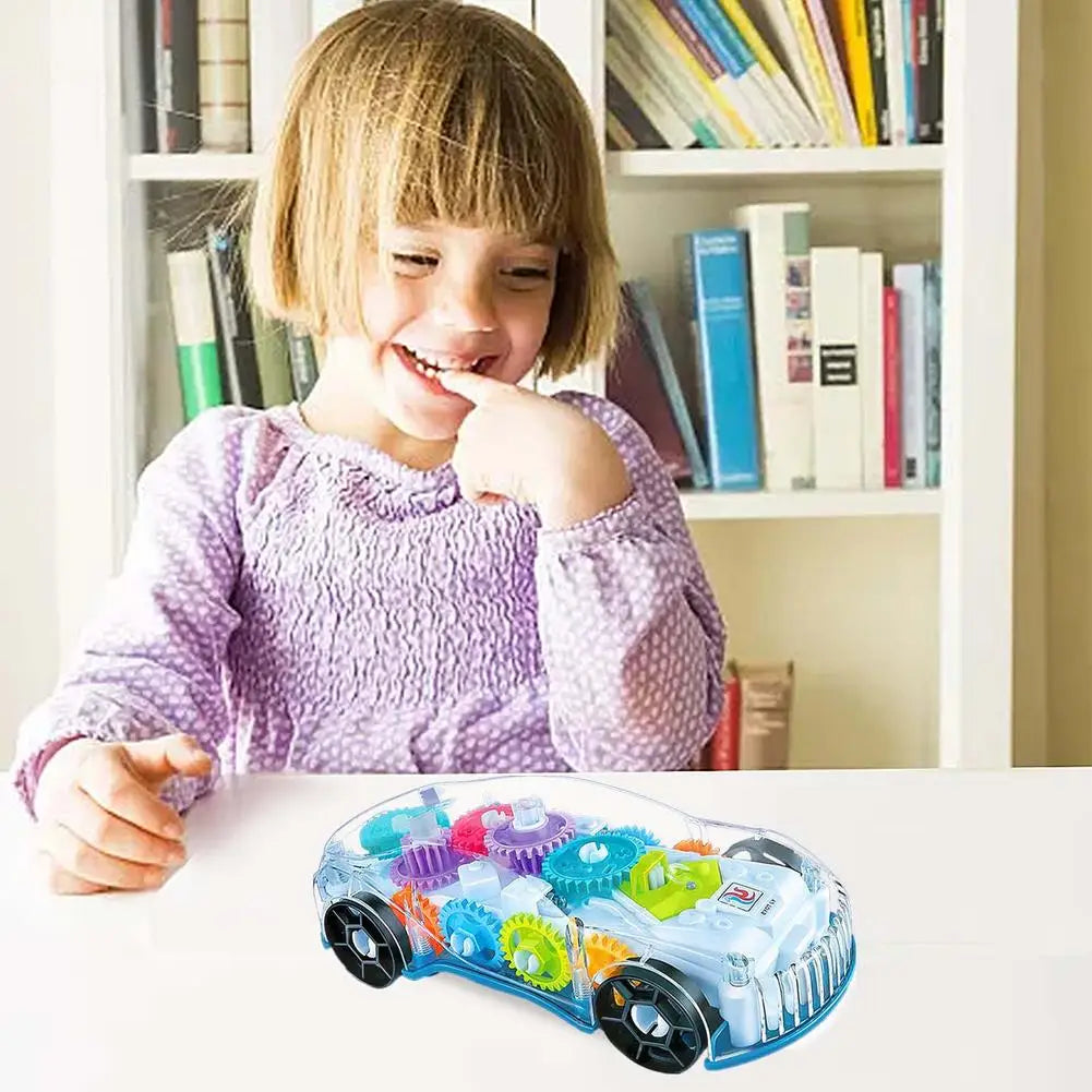 Illuminated racing car