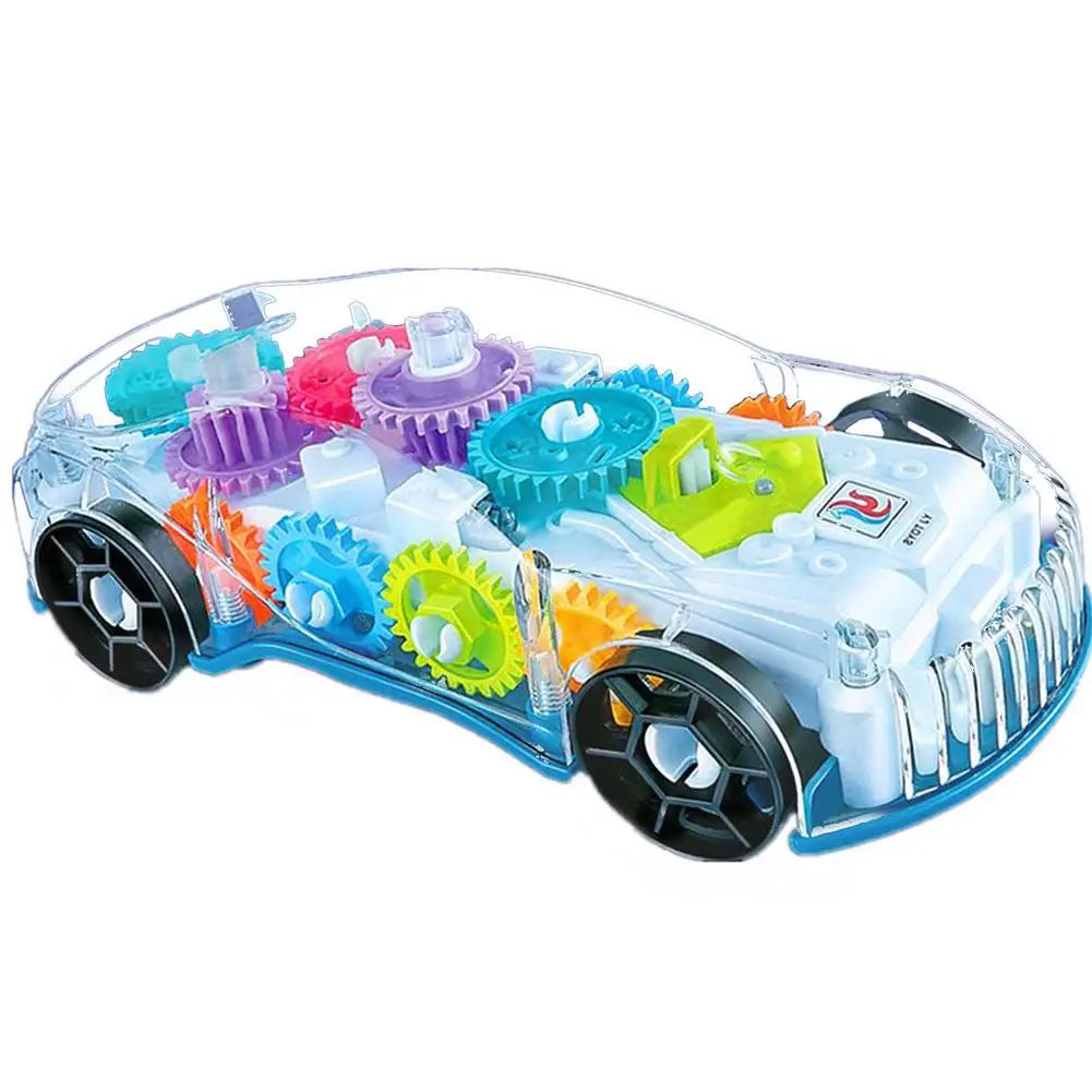 Illuminated racing car