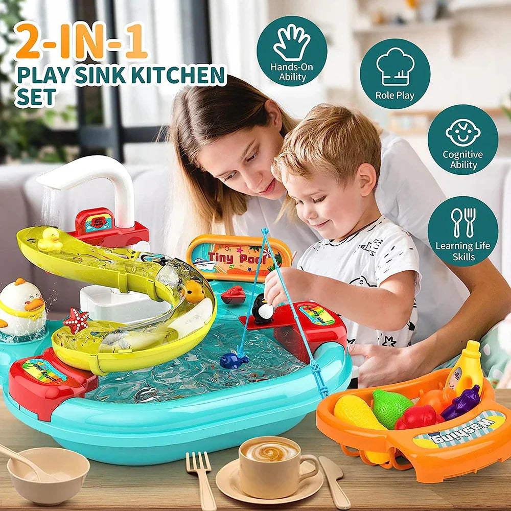 Water games for all - Play kitchen sink