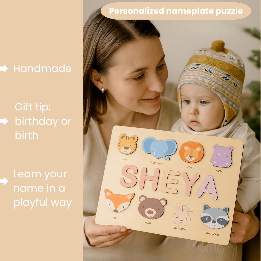 Your own name tag! - Name jigsaw puzzle