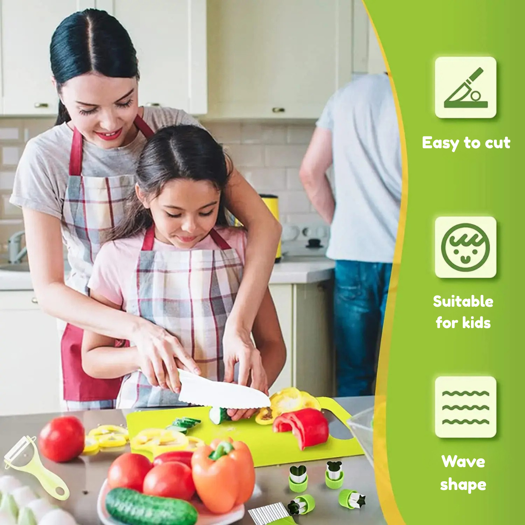 Safety in the kitchen - Children's cutting set