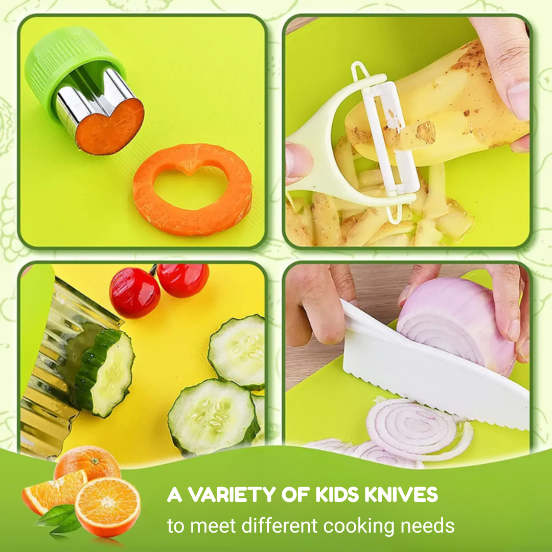Safety in the kitchen - Children's cutting set