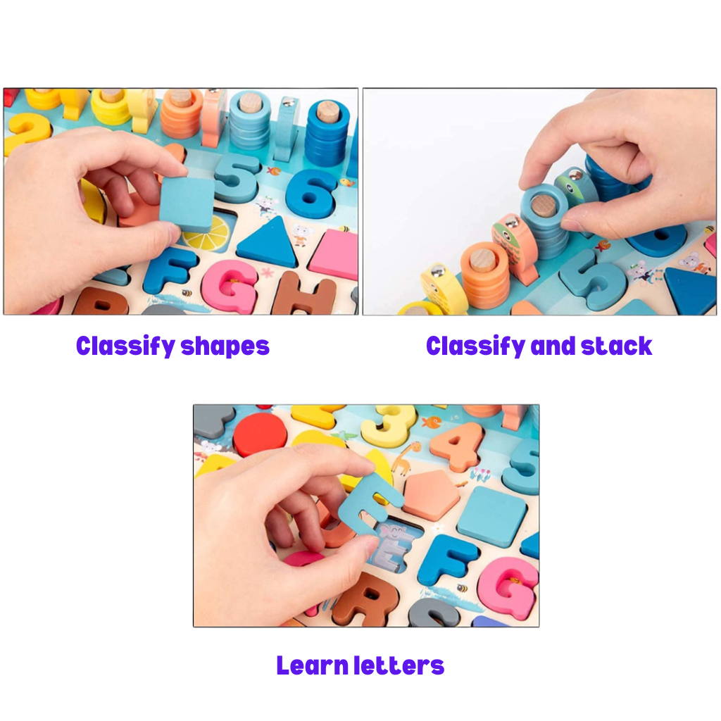 Skill development - Developmental Wood Play Board