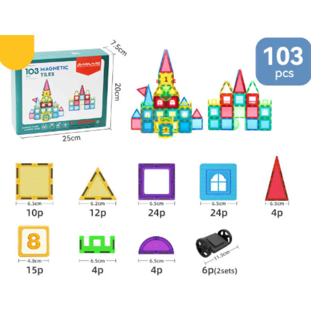 Develop Creativity - Magneto Tiles
