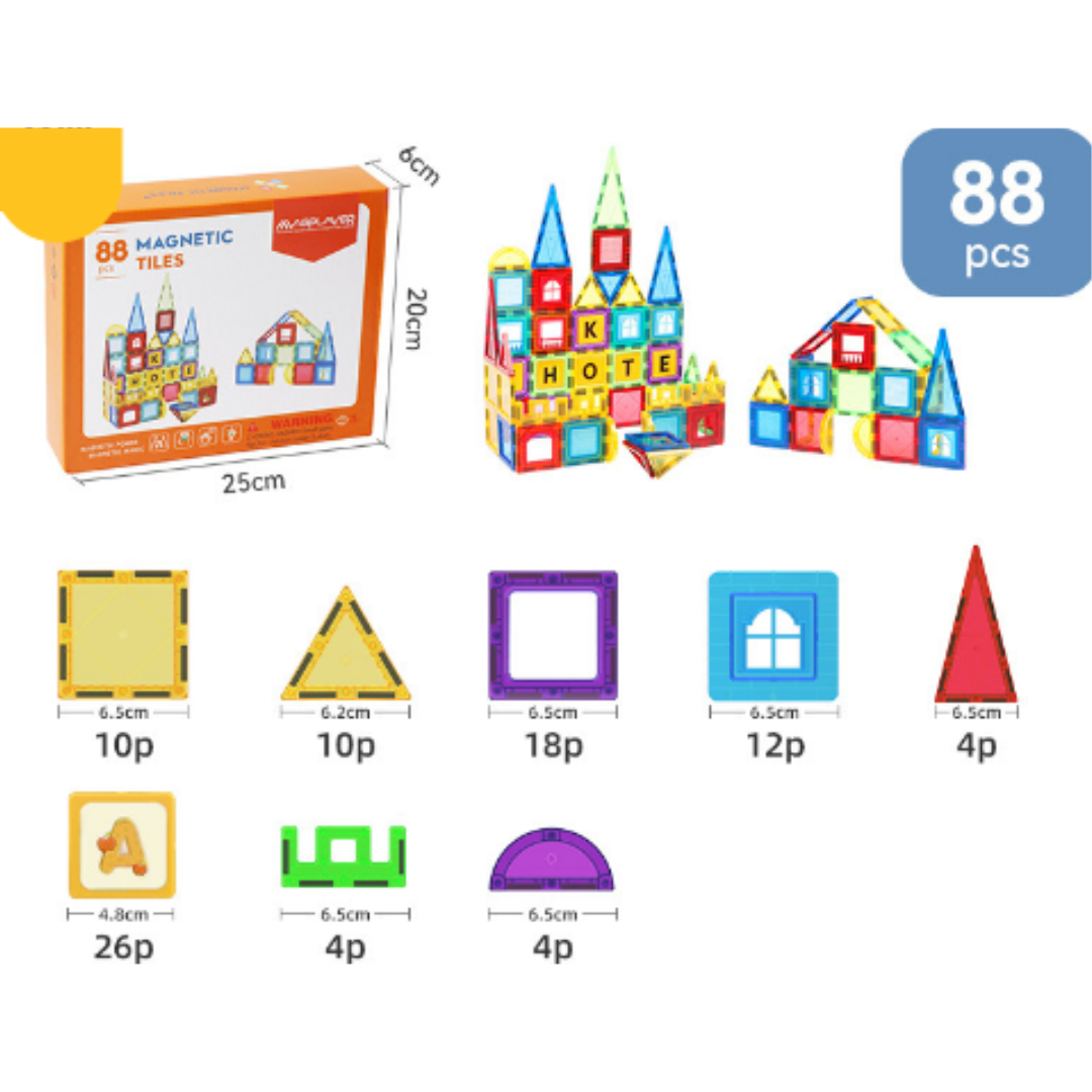 Develop Creativity - Magneto Tiles