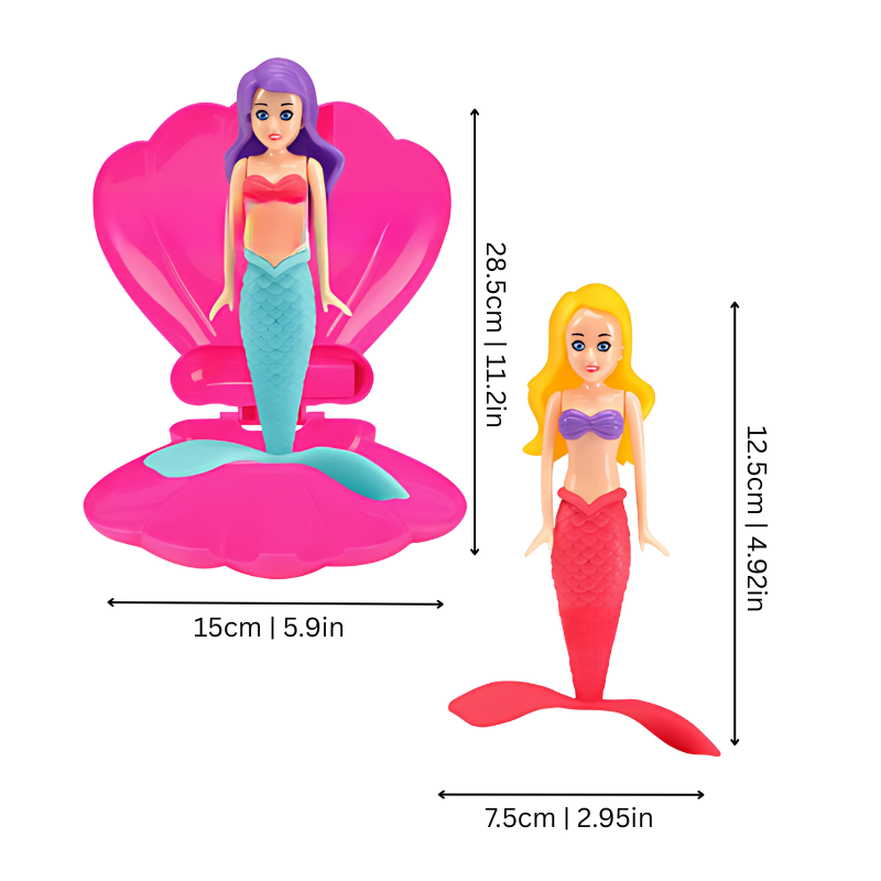 AquaWhirl – Magical Swimming Play - Mermaid in Shell