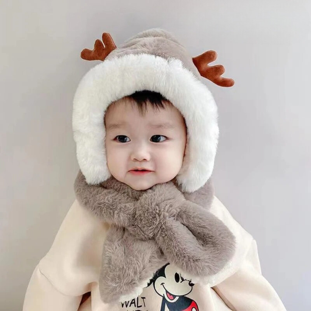 Warm & Cozy - Hat & Scarf In 1