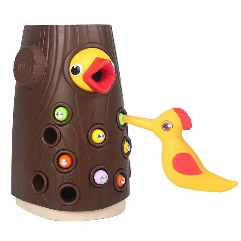 Train fine motor skills - Worms magnetic game
