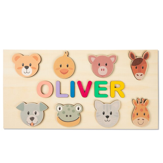 Your own name tag! - Name jigsaw puzzle