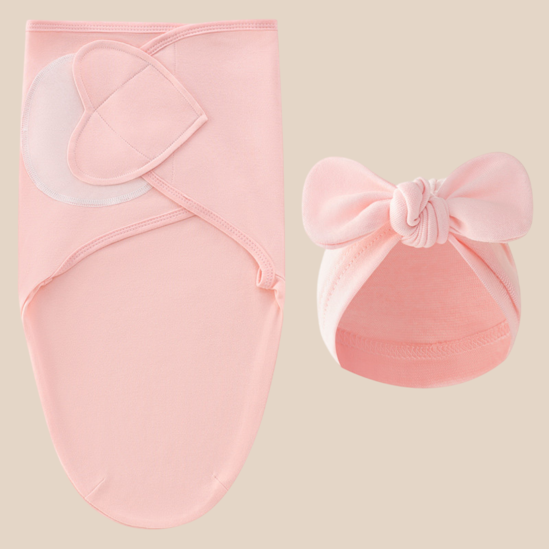 Peace & Comfort – Luxury Swaddle Blanket with Hat
