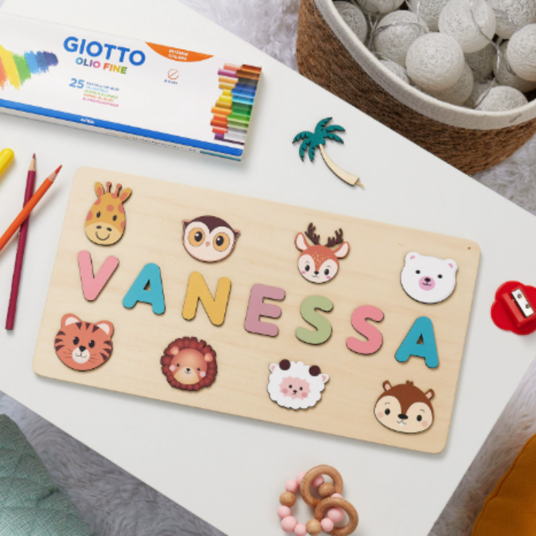 Your own name tag! - Name jigsaw puzzle