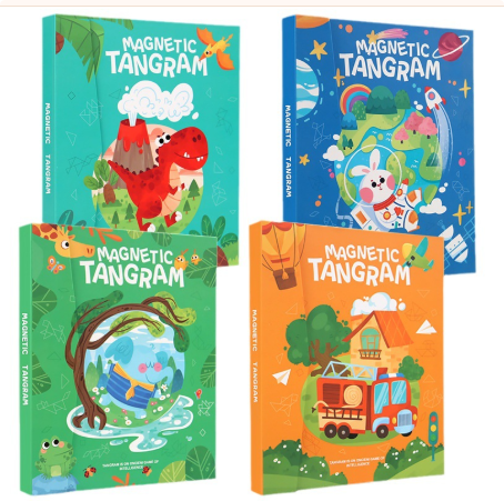 Stimulate Logical Thinking - Wood Tangram Puzzle