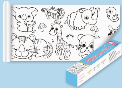 Unleash your creativity - XXL Coloring Sheet