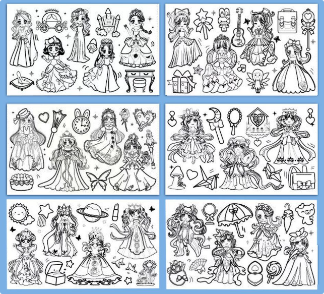 Unleash your creativity - XXL Coloring Sheet