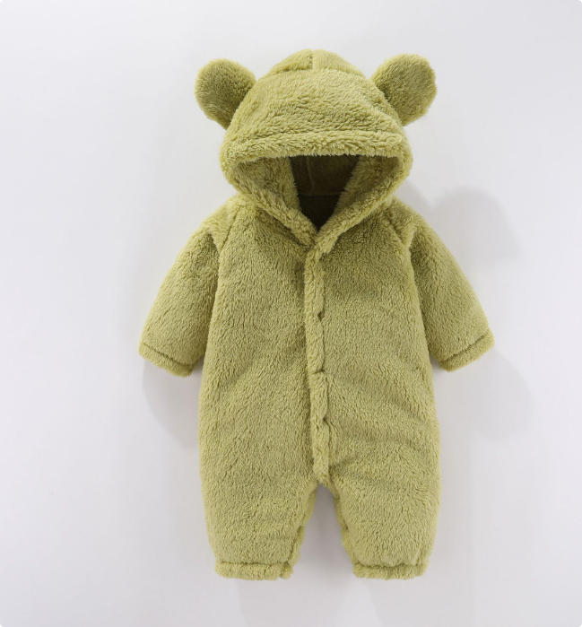 With Hood - Fleece Romper