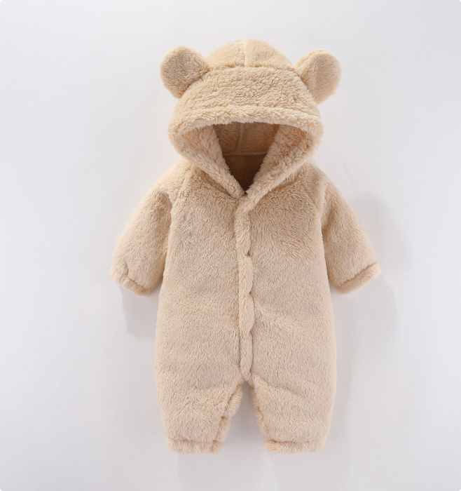 With Hood - Fleece Romper