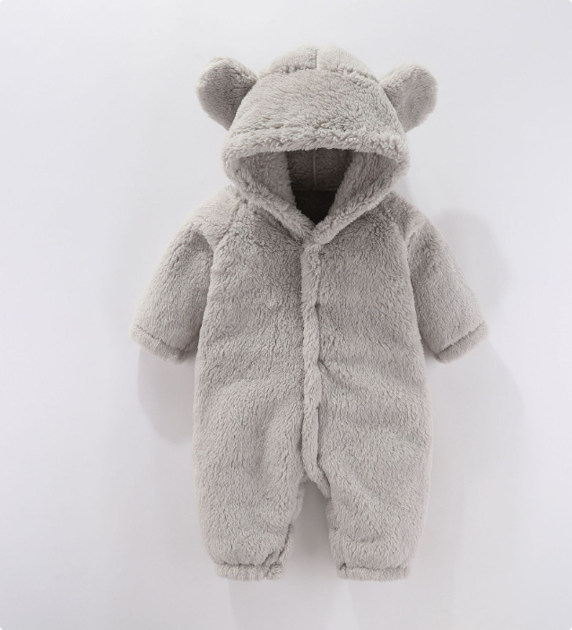 With Hood - Fleece Romper